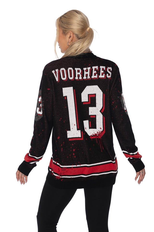 Jason Voorhees Oversized Knit Sweater