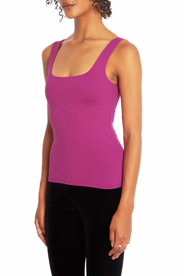 Matte Fuchsia Tank Top