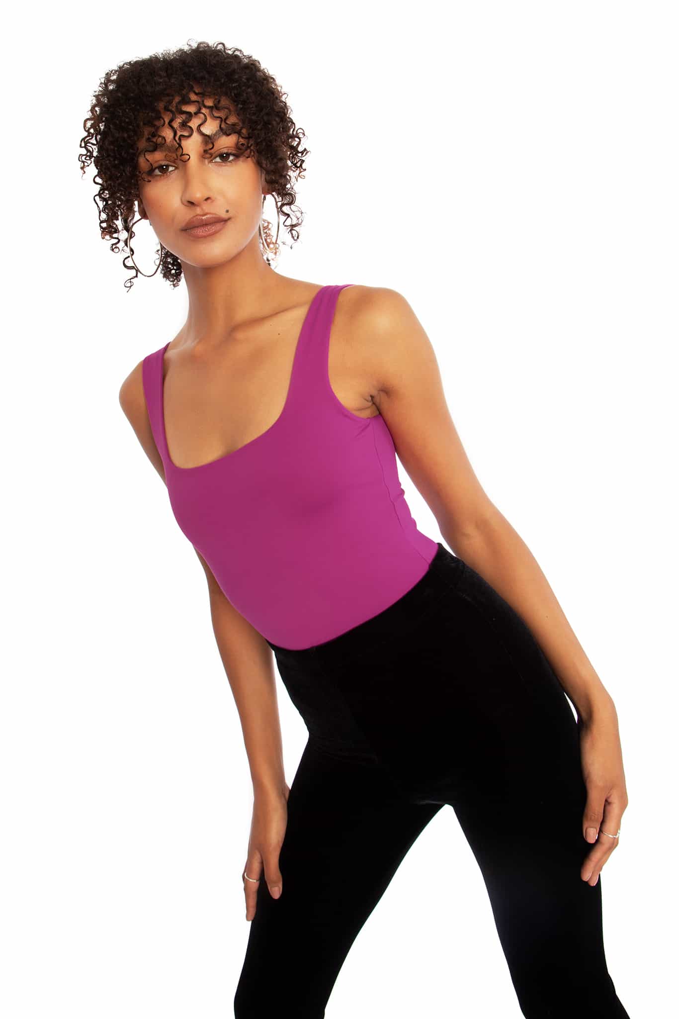Matte Fuchsia Tank Top - Limited – BlackMilk Clothing