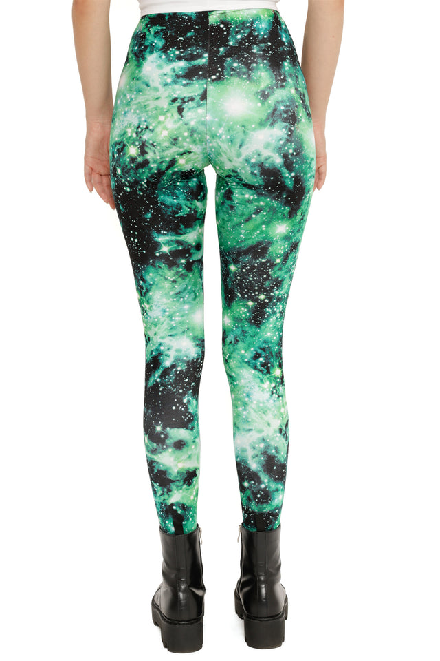 Galaxy Emerald High Waisted Leggings