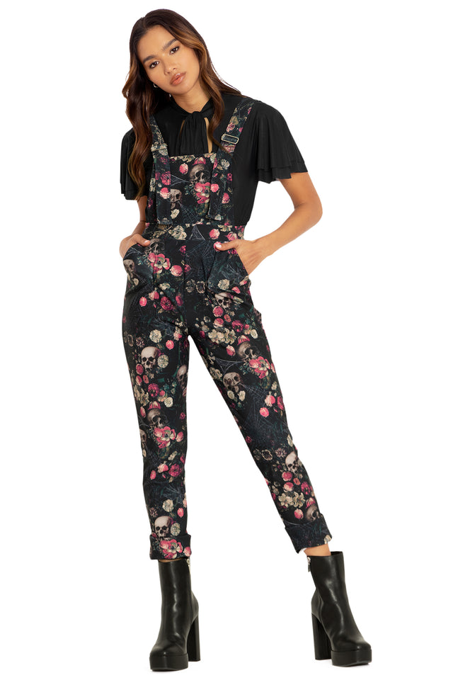 BlackMilk Clothing - Garden Of Bones Overalls