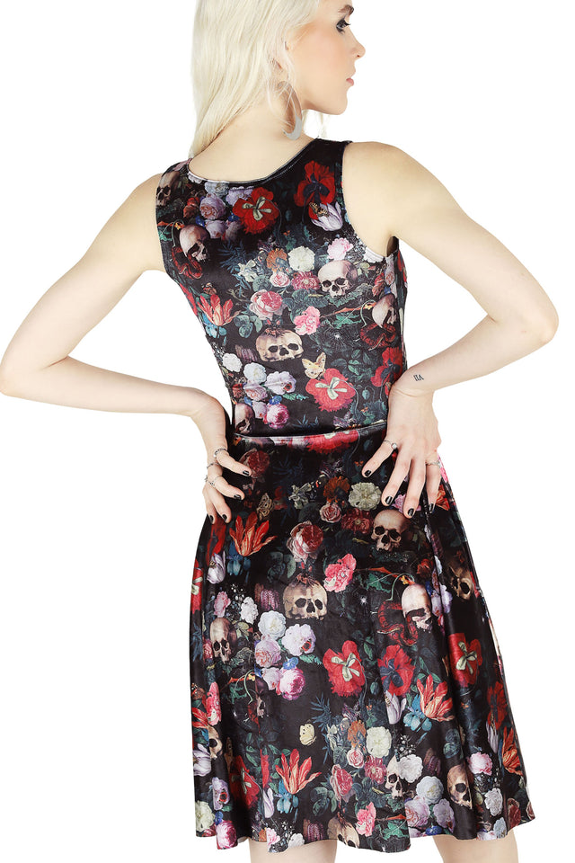 Garden Of The Ancient Dead Velvet Princess Longline Dress
