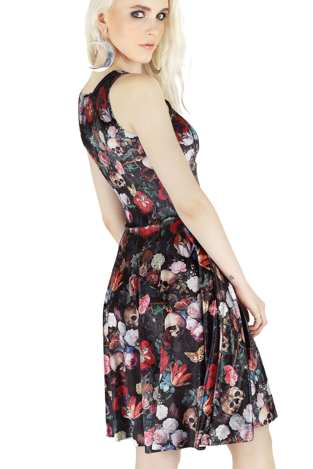 Garden Of The Ancient Dead Velvet Princess Longline Dress