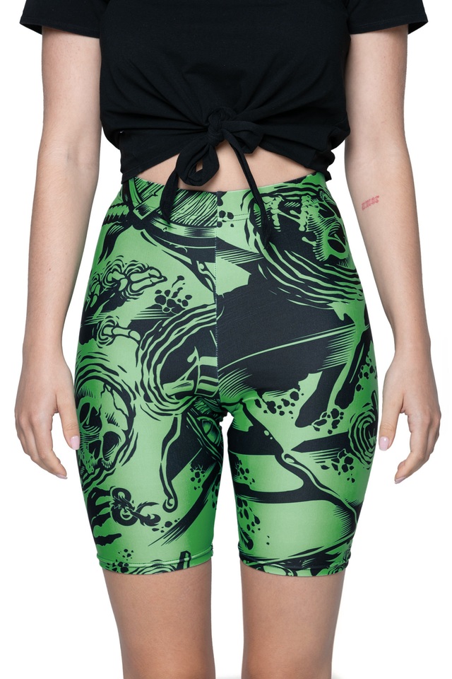 Gelatinous Cube High Waisted Bike Pants