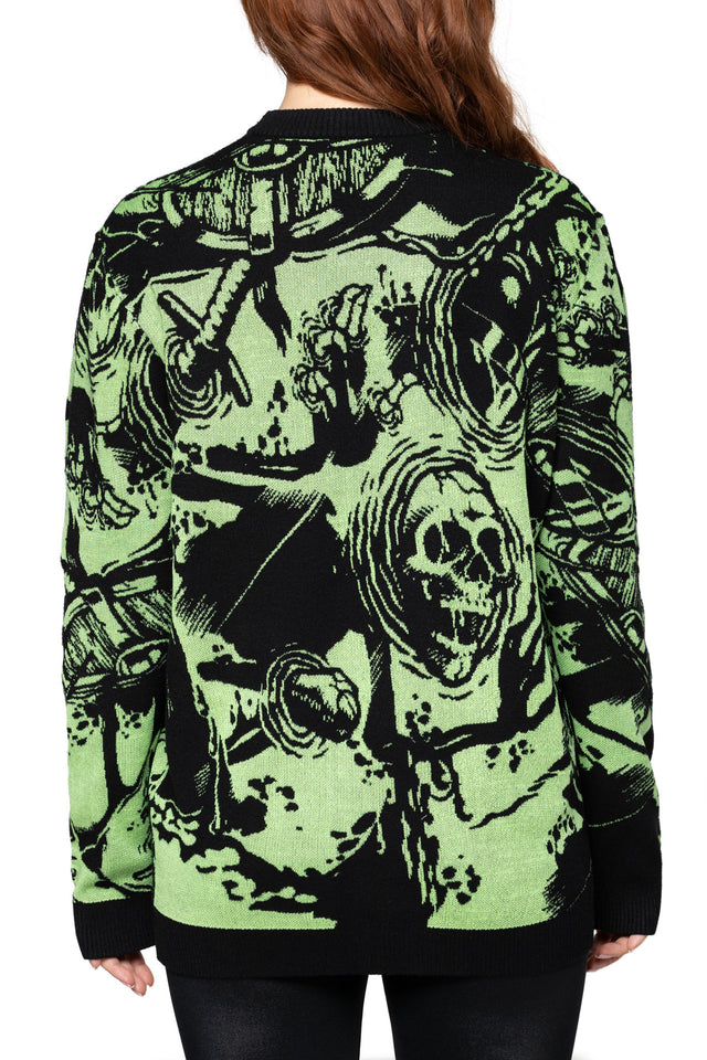 Gelatinous Cube Oversized Knit Sweater