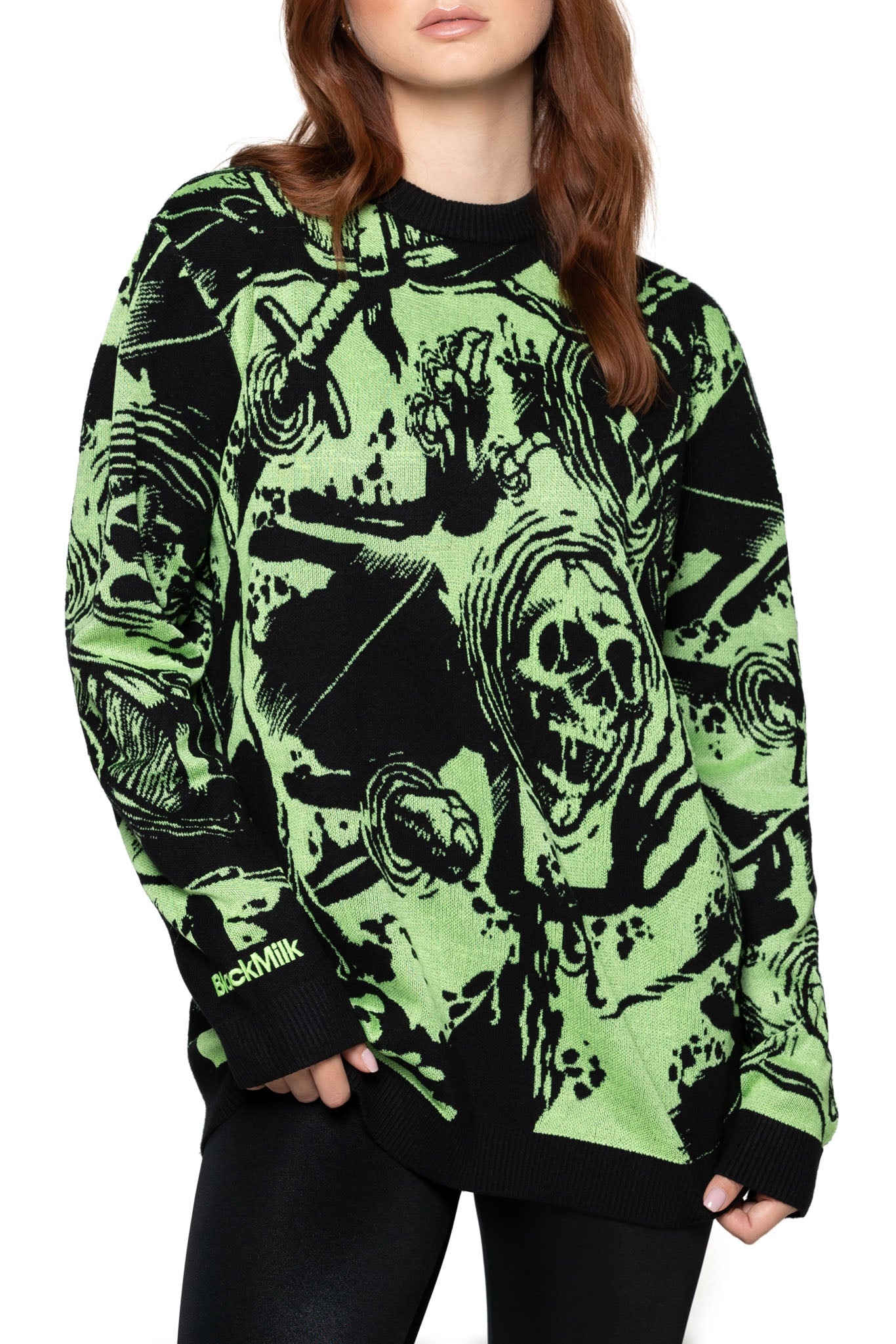 Gelatinous Cube Oversized Knit Sweater - Limited – BlackMilk Clothing