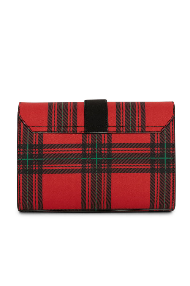 Gift Wrap Tartan Handbag Back