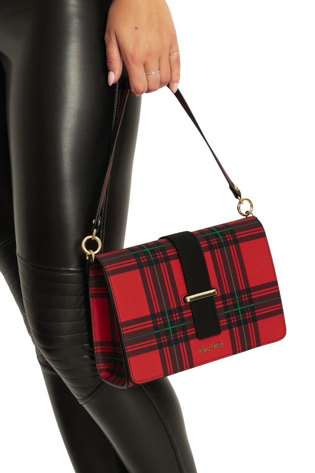 Gift Wrap Tartan Handbag Closeup 