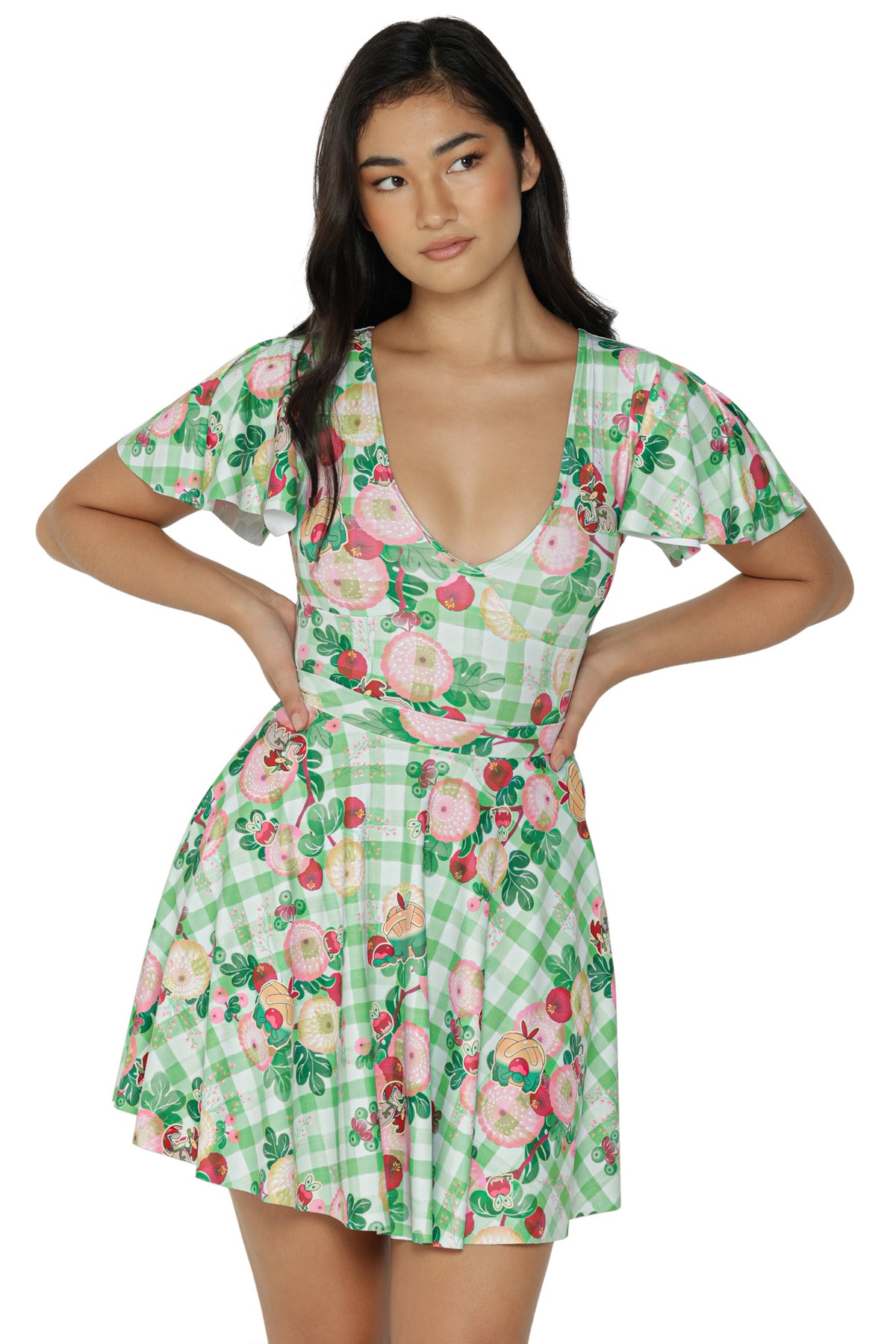 Gingham Applin Evolution Rio Marilyn Top - Limited – BlackMilk Clothing