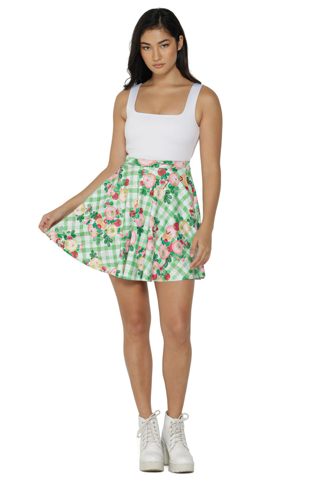 Gingham Applin Evolution Pocket Skater Skirt