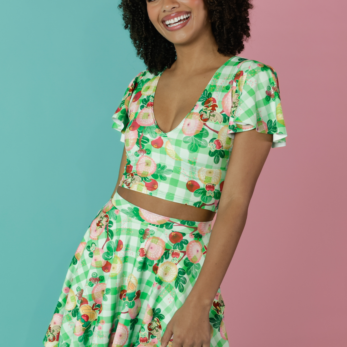 Gingham Applin Evolution Rio Marilyn Top - Limited – BlackMilk Clothing