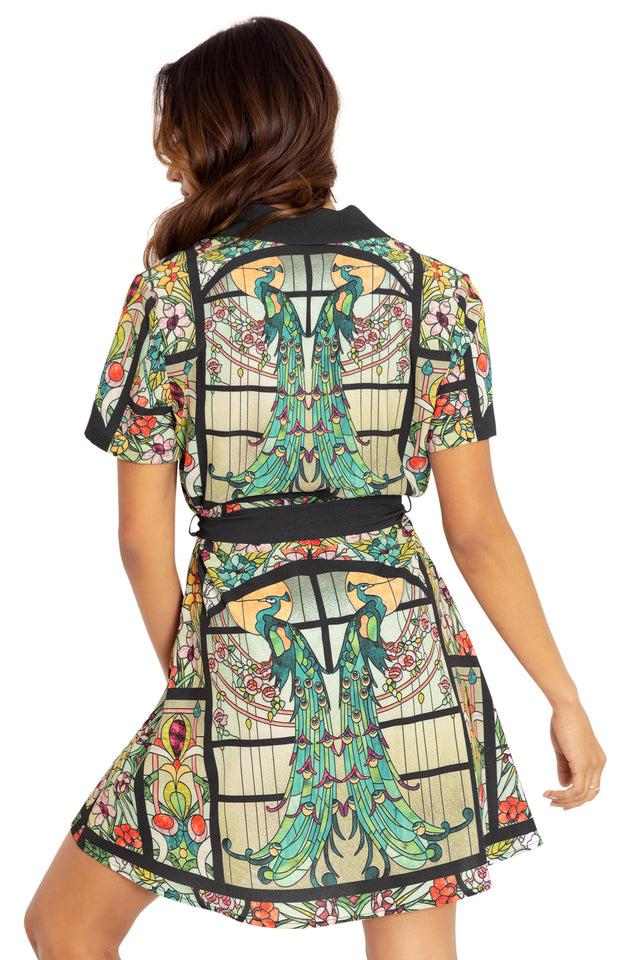 BlackMilk Clothing - Glass Garden Shirt Dress