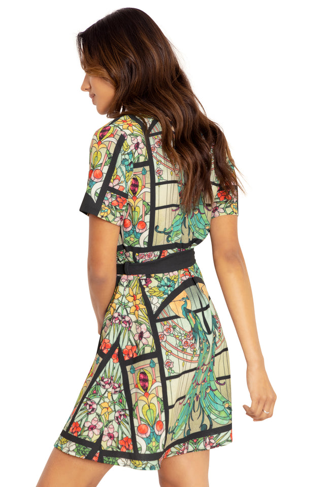 BlackMilk Clothing - Glass Garden Shirt Dress