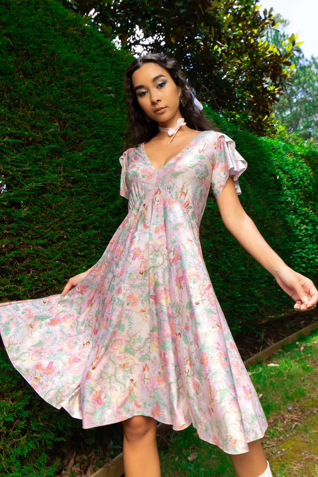 Goble Fairies Tulip Sleeve Longline Dress - Limited BlackMilk Clothing Goble Fairies Tulip Sleeve Longline Dress - Limited BlackMilk Clothing