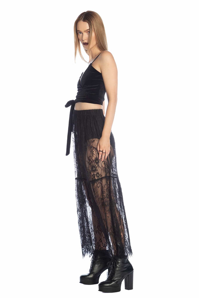 Gossamer Lace Maxi Skirt