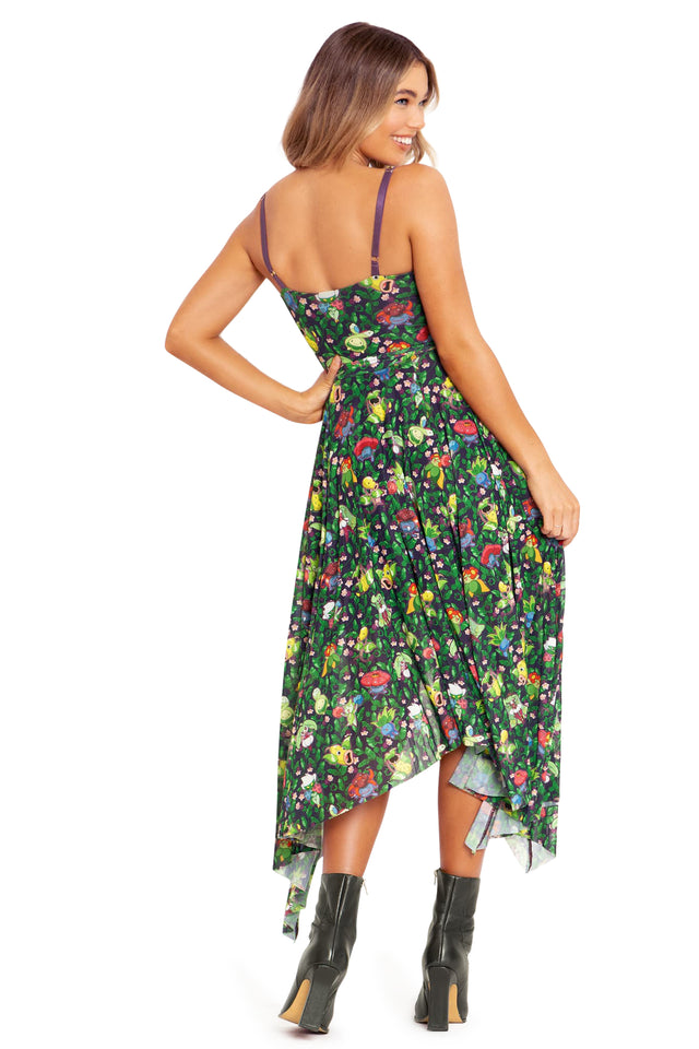 BlackMilk Clothing - Grass Type Garden Dance Choreographer Dress