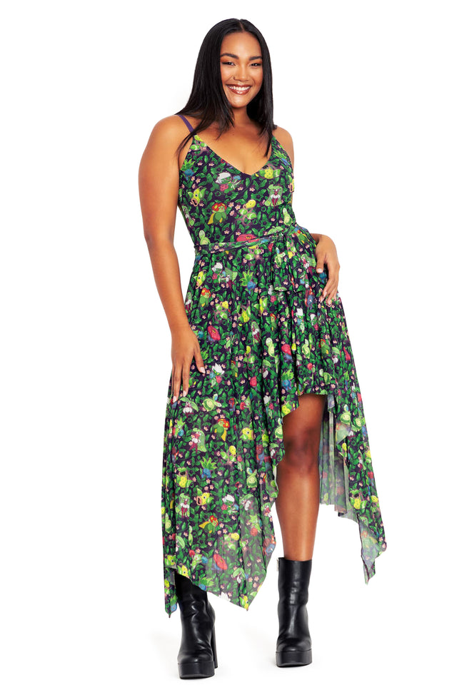 BlackMilk Clothing - Grass Type Garden Dance Choreographer Dress