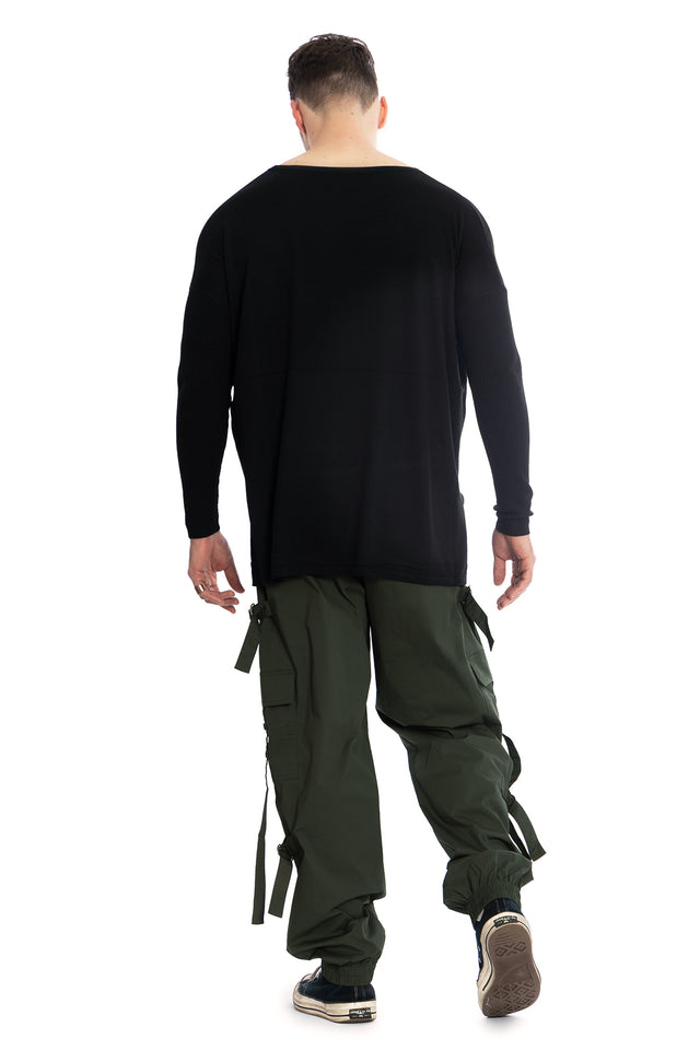 Jungle Green Strappy Comfy Cargo Pants