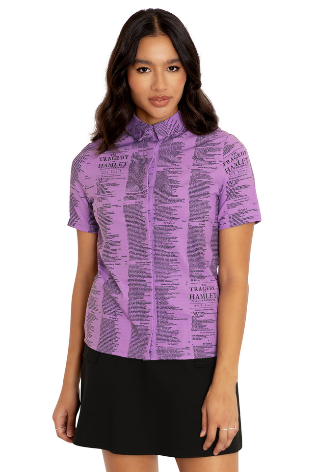 Hamlet Violet Baby BBQ Shirt Front