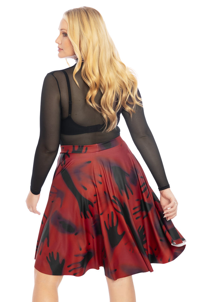 Hands In The Dark Pocket Longline Skirt