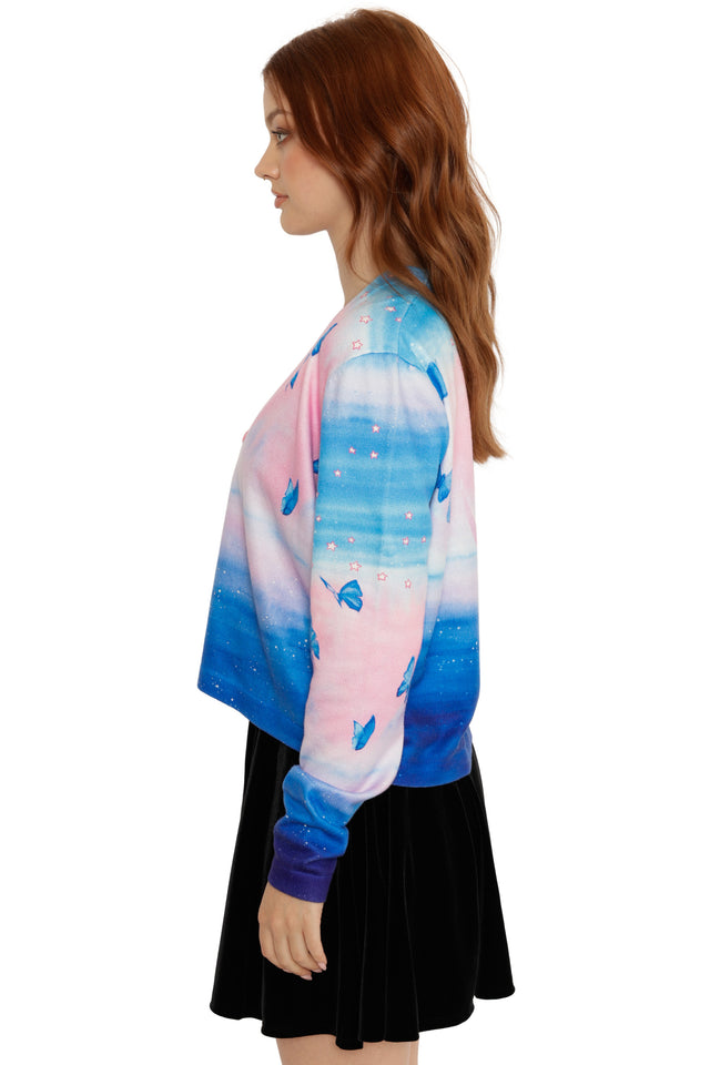 Happy Hare Printed Knit Cardigan (Seconds)