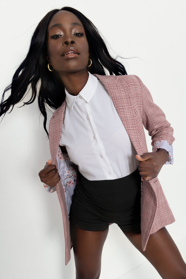 Headmaster Plaid Pink Blazer 2.0
