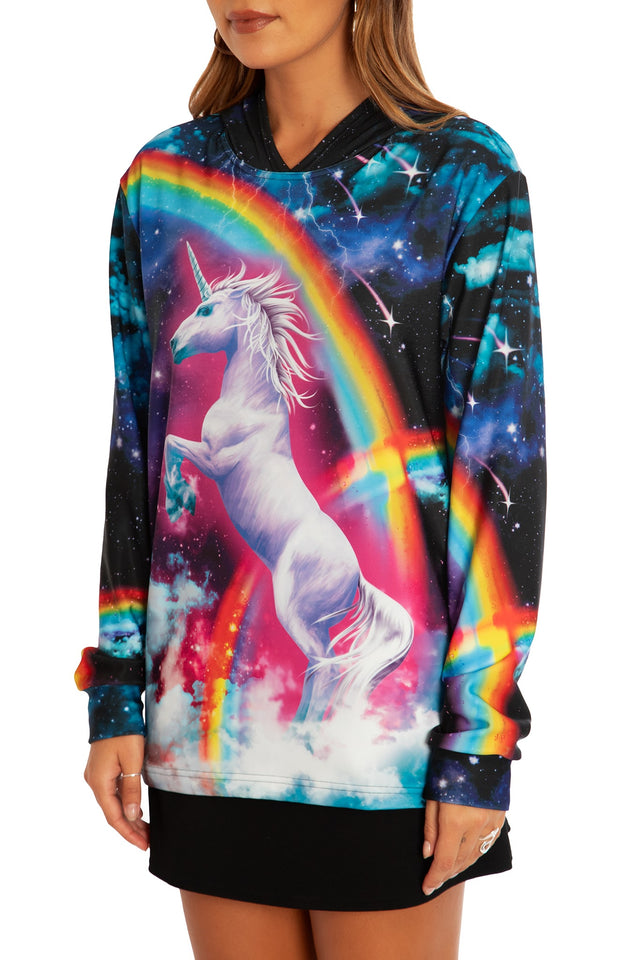 BlackMilk - Hell Yeah Hoodie Sweater Back Hood - BlackMilk Birthday Collection