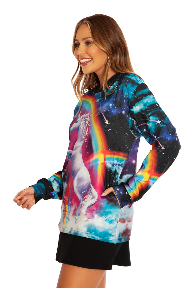 BlackMilk - Hell Yeah Hoodie Sweater Back Hood - BlackMilk Birthday Collection