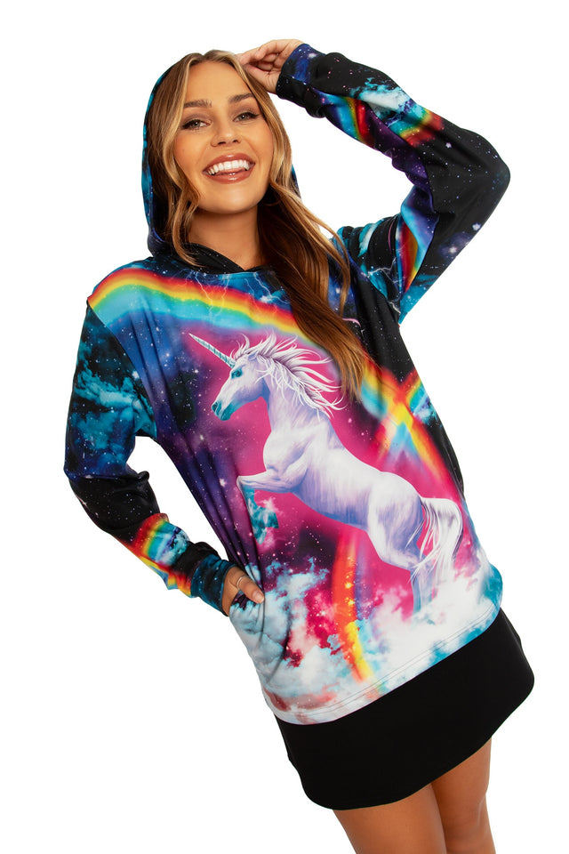 BlackMilk - Hell Yeah Hoodie Sweater Back Hood - BlackMilk Birthday Collection