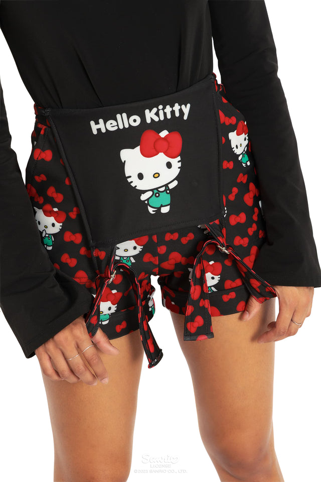 Hello Kitty Hi There Short Overalls