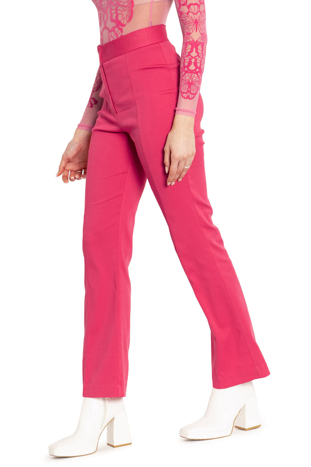BlackMilk Clothing - Hot Pink Bootleg Pants