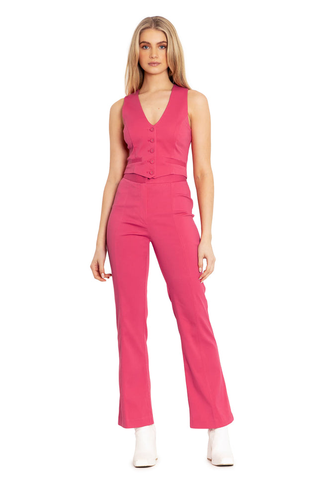 BlackMilk Clothing - Hot Pink Bootleg Pants
