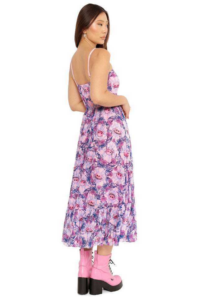 Reached My Mental Limit Picnic Midaxi Dress - Limited BlackMilk Clothing Reached My Mental Limit Picnic Midaxi Dress - Limited BlackMilk Clothing
