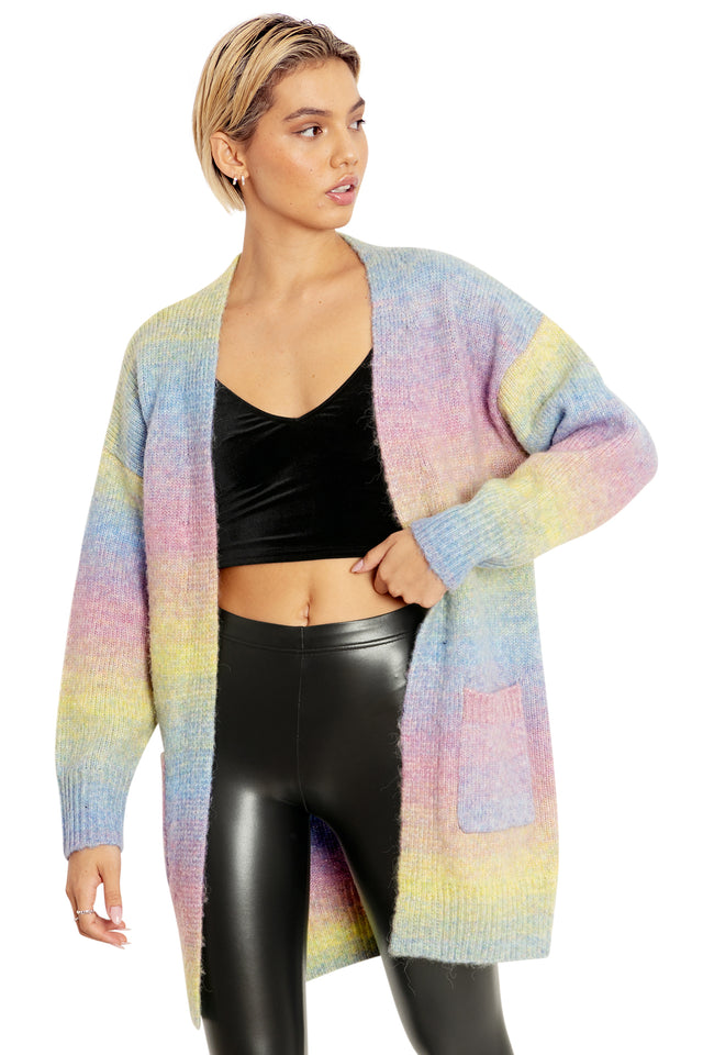 I'm A Rainbow Cardi Front