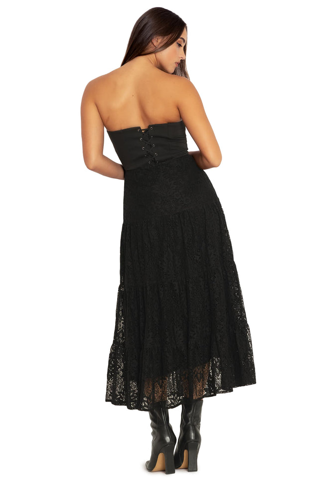 BlackMilk Clothing - Immortal Lace Tier Midaxi Skirt