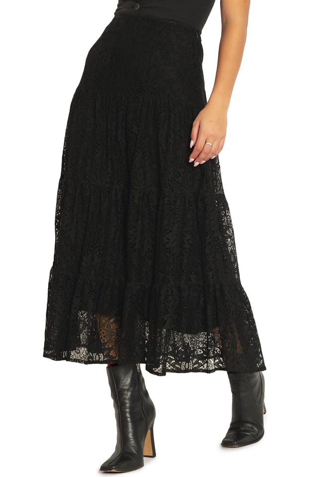 BlackMilk Clothing - Immortal Lace Tier Midaxi Skirt