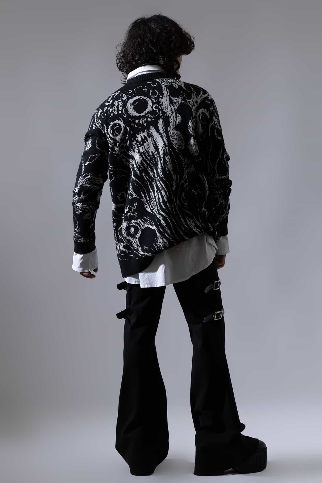 Death Stench Oversized Knit Sweater – BlackMilk Clothing