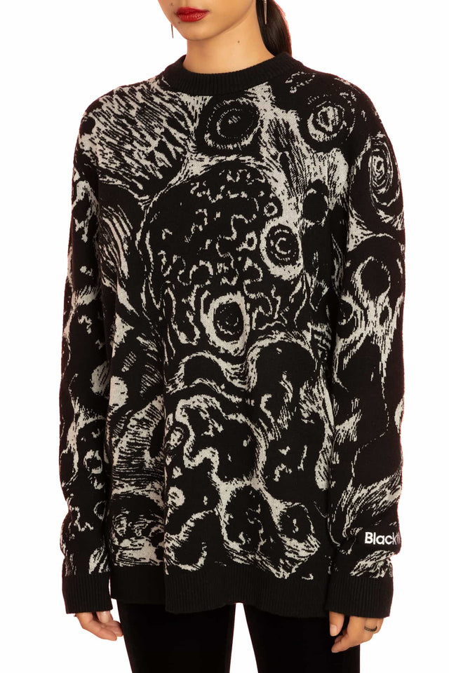 Death Stench Oversized Knit Sweater