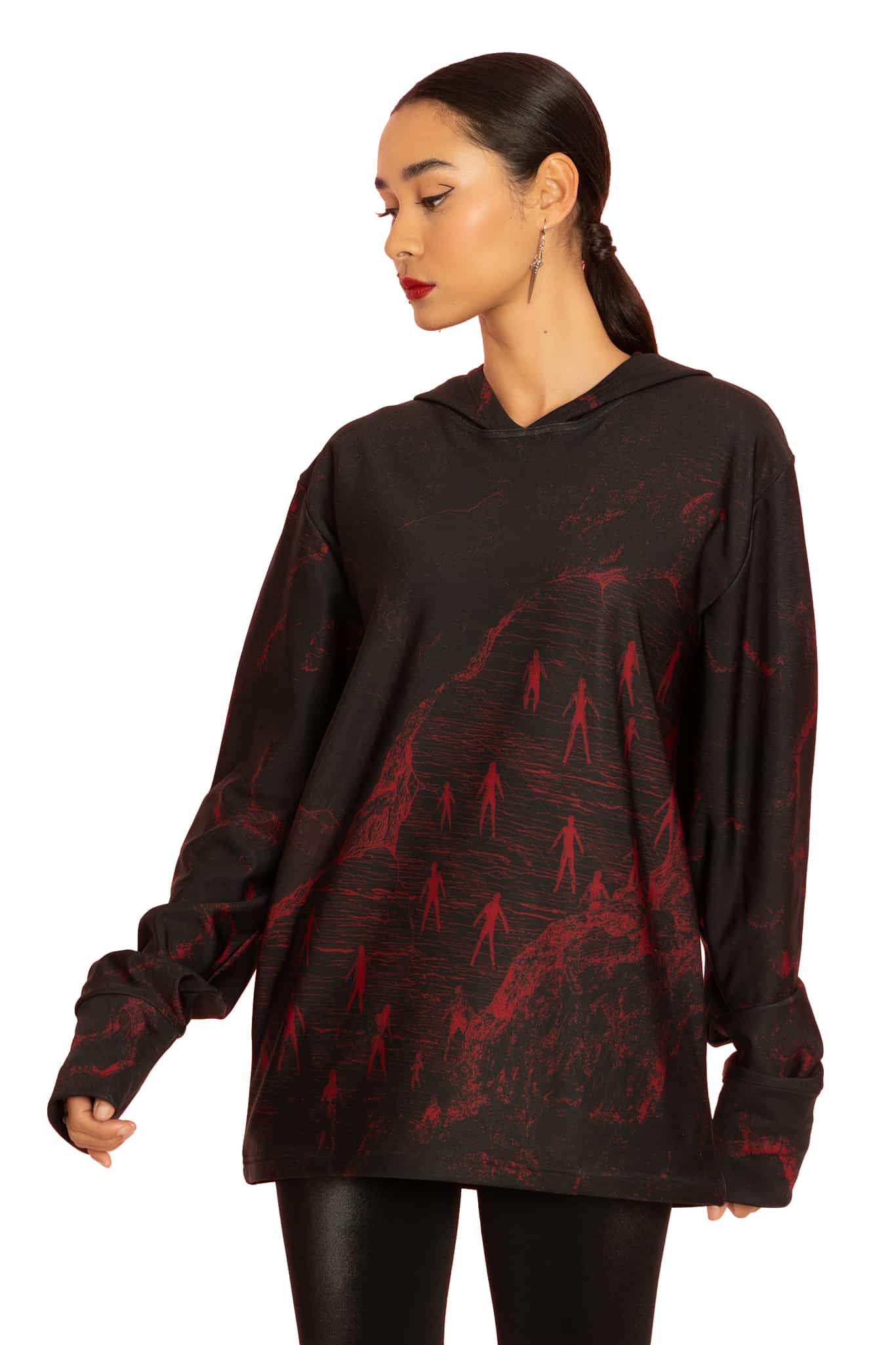 The Enigma of Amigara Fault Oversized Hoodie Sweater - Limited