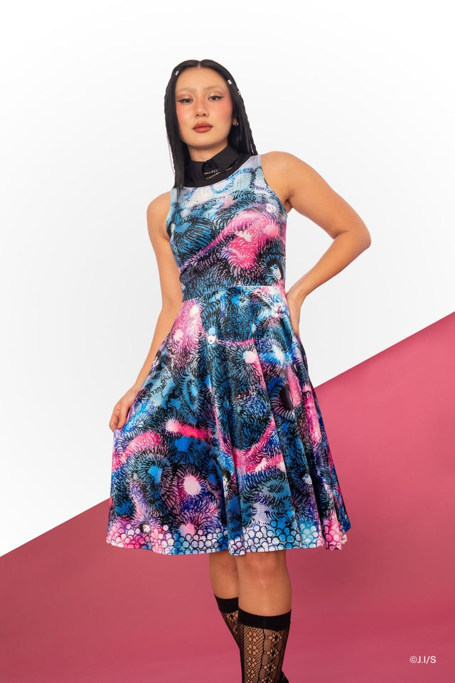 Paradonite Velvet Princess Midi Dress