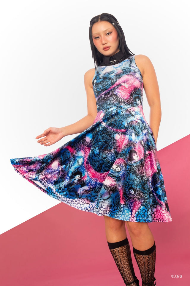 Paradonite Velvet Princess Midi Dress