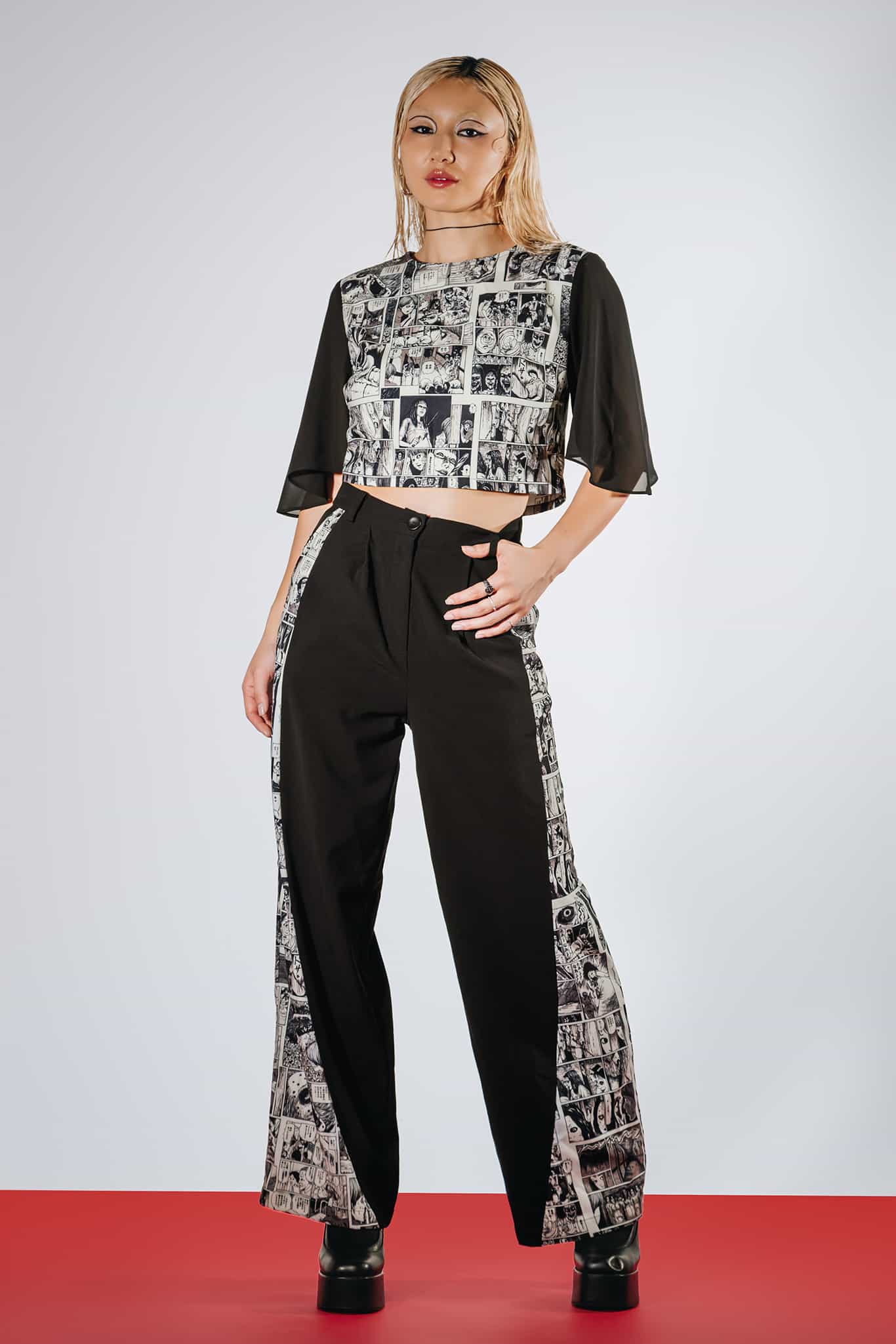 Mosquitoes Panelled Work It Pants - Limited – BlackMilk Clothing