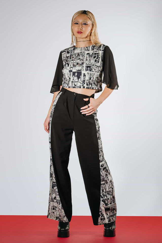 Mosquitoes Panelled Work It Pants