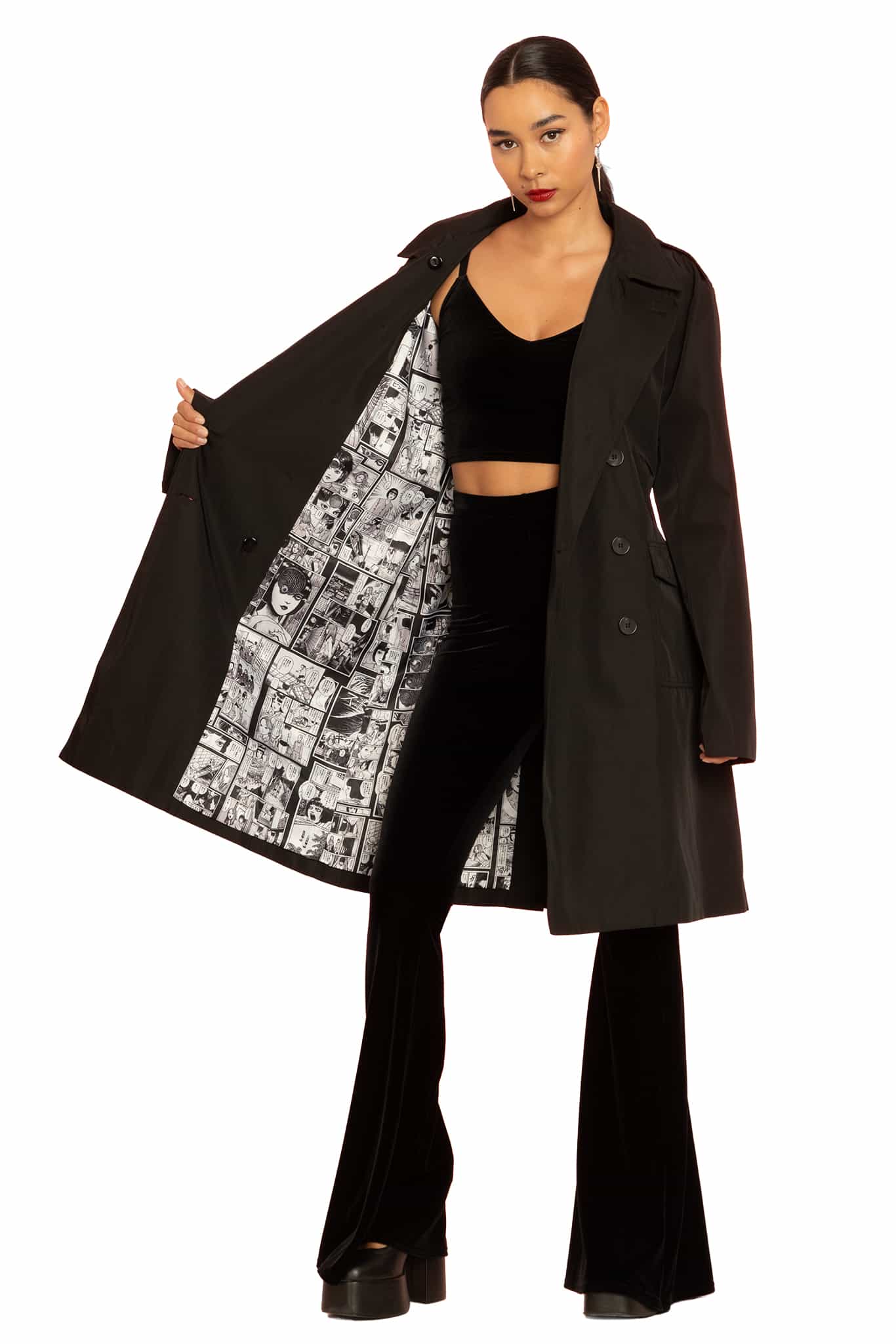 The Scar Oversized Trench Coat - Limited – BlackMilk Clothing The Scar Oversized Trench Coat - Limited – BlackMilk Clothing