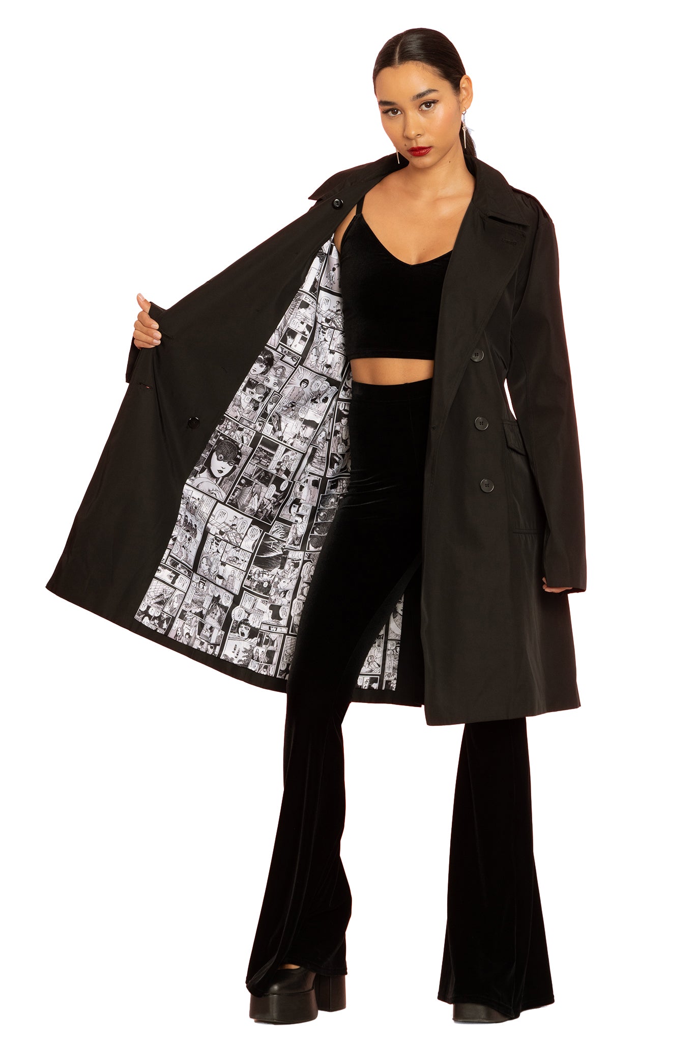 The Scar Oversized Trench Coat - Limited – BlackMilk Clothing