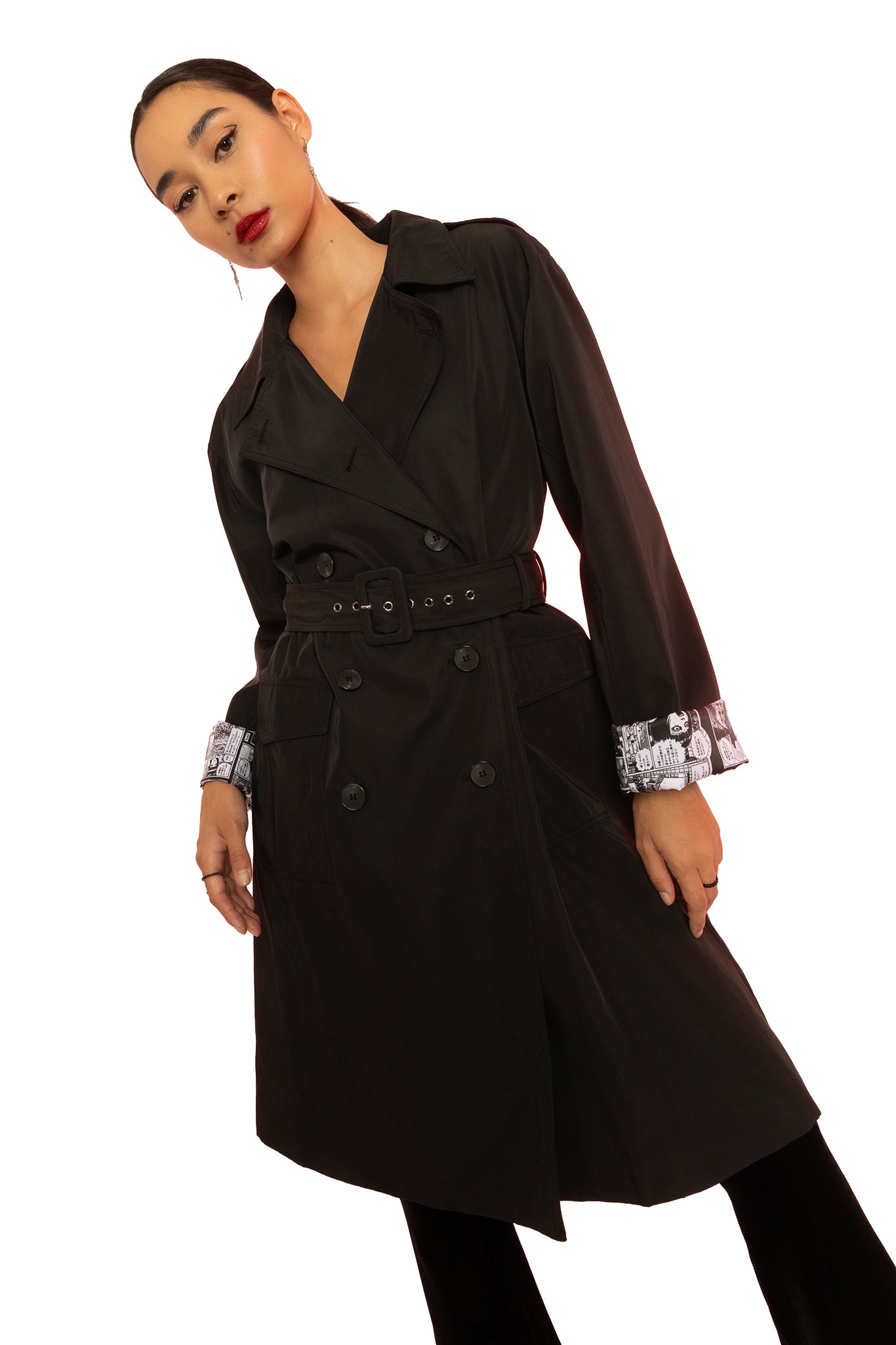 The Scar Oversized Trench Coat - Limited – BlackMilk Clothing