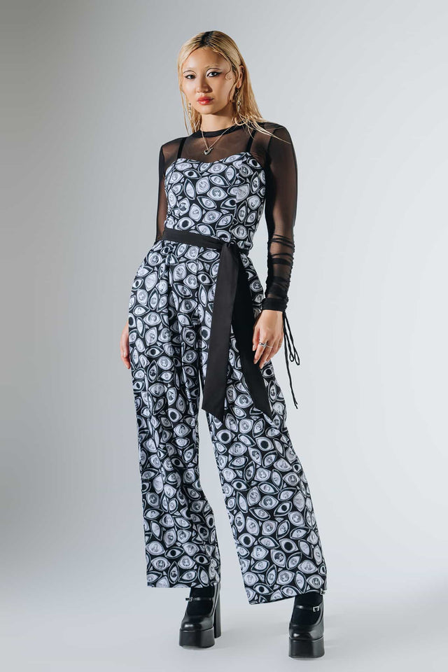 Through The Eyes Long Lounge Jumpsuit