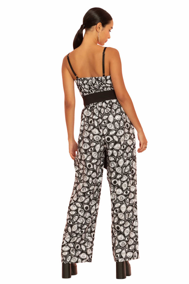 Through The Eyes Long Lounge Jumpsuit