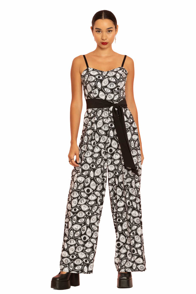 Through The Eyes Long Lounge Jumpsuit