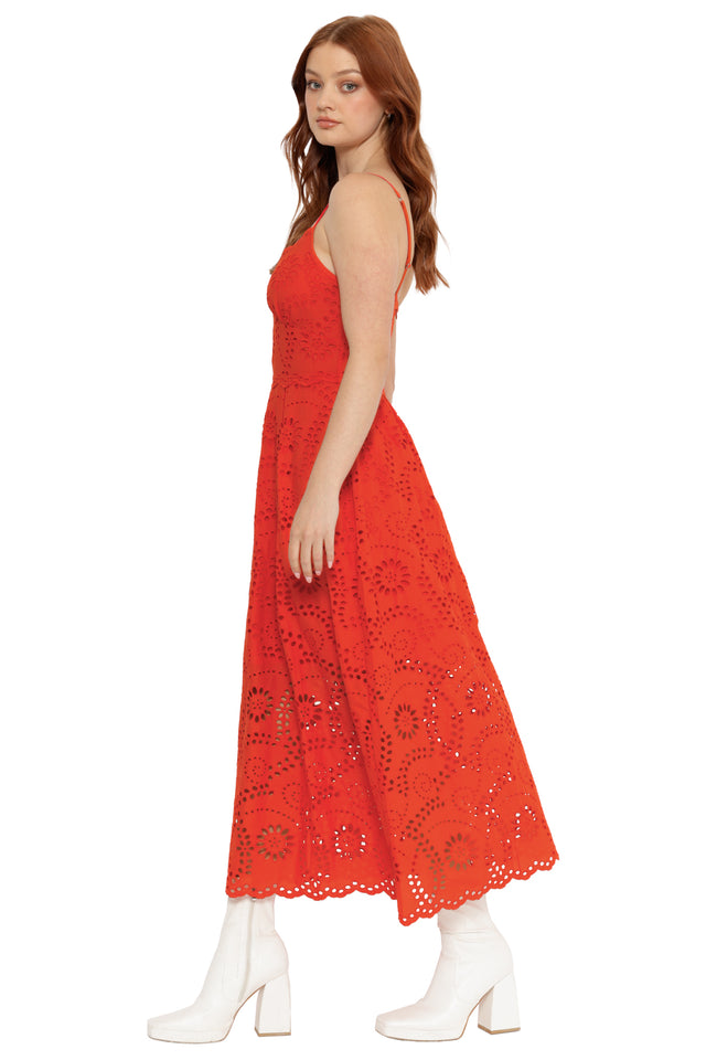 elegant red midi maxi dress for christmas events